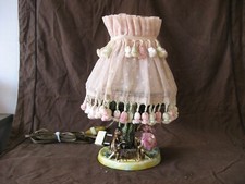 Rare jolie lampe vers 1930 en barbotine type Thomas Sergent sigée EDAC Paris