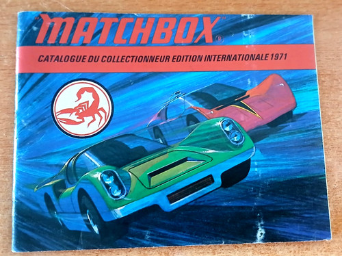 Catalogue matchbox 1971 - catalogue,