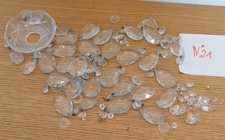 vintage LOT PAMPILLE en VERRES