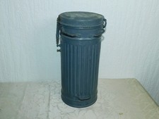 Masque À Gaz Boîte Wehrmacht Allemand 2ème Guerre Mondiale ! Tamponné