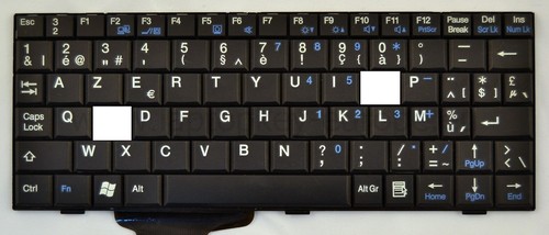 As87 touches pour clavier asus - as87,