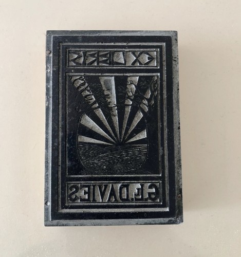 Plaque matrice libris gll - ex,