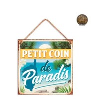 Panneau métal humour Corse