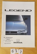 HONDA LEGEND BERLINES V6, V6 EX Prospectus 32 pages 1985 - 1990 Fr
