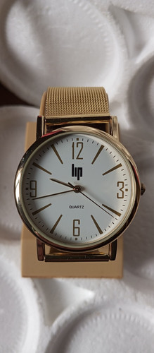 Montre lip quartz - lip, dorée