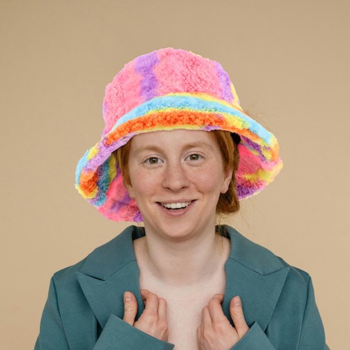Chapeau duveteux toque - ,