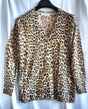 Top Gérard DAREL en lin imprimé léopard T4