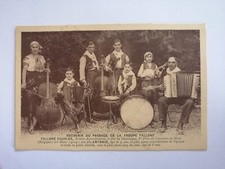 cpa Orchestre Familiale Belge TROUPE FALLONE MUSICIENS ARTISTES ACCORDÉONNISTES