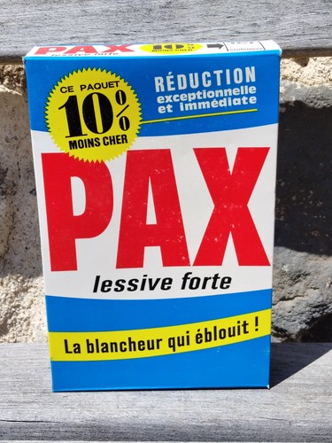 Paquet lessive pax vintage non - lessive,