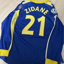 Maillot de football Zidane 21 Juventus XL 1998 1999 extérieur L/S Maglia du...