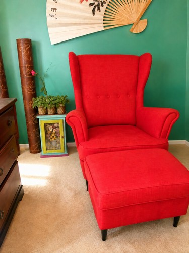 Ikea strandmon wing chair - ikea, &