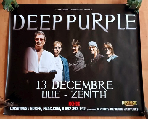 Affiche concert deep - affiche, purple
