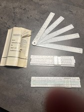 une regle a glissiere vintage