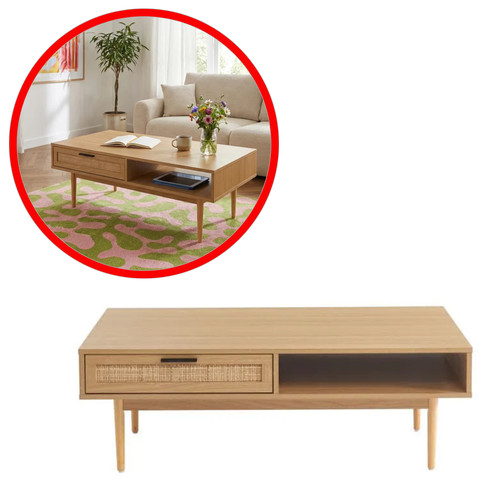 Table basse amana chêne - table,