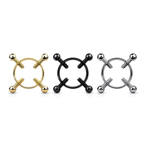 Faux piercing sein téton - piercing, en