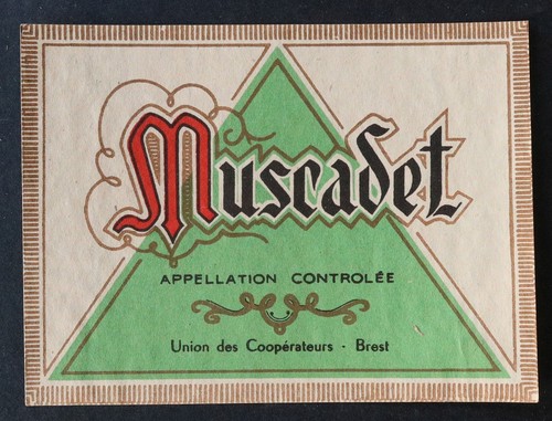 Ancienne étiquette vin