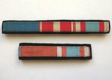 LOT de 2 BARRETTES DE RUBANS MEDAILLES LEGION D'HONNEUR ONM VM AFN ALGERIE