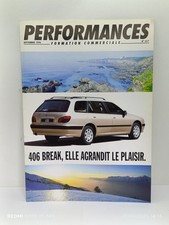 Brochure De Concession Performances Peugeot 406 Break Septembre 1996 N°217
