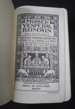 MISSEL VESPERAL ROMAIN
