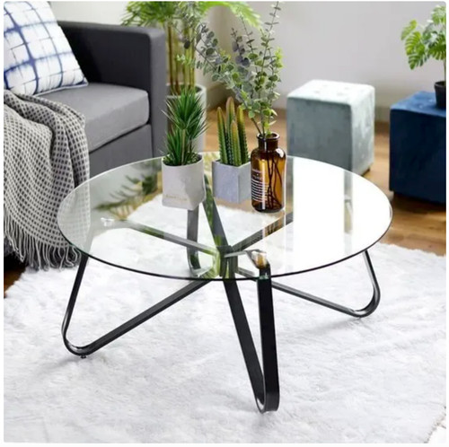 Table basse ronde scandinave - basse,