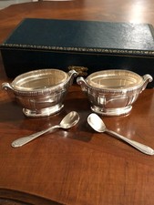 Salière et poivrier argent début XX° siècle . argenterie art de la table poinçon