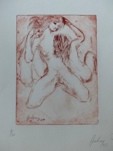 Lithographie erotique paul - lithographie,