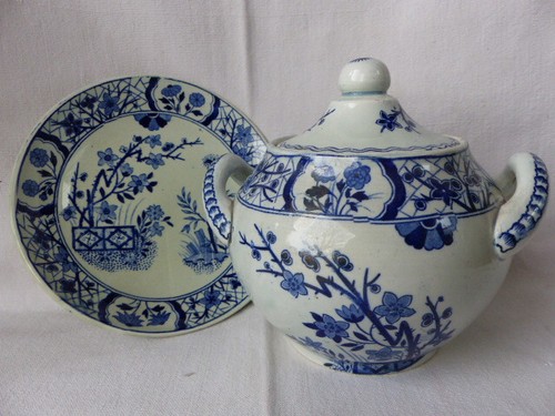 Sucrier assiette damas - assiette,