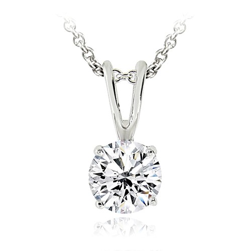 Collier silverspeck 4ct cz - 3/4ct,