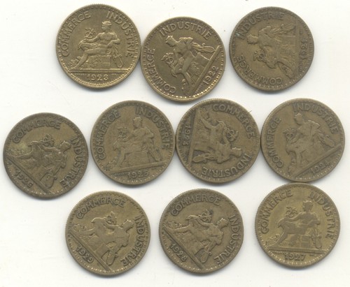 Centimes 1921 1922 1923 - +1922, +1923