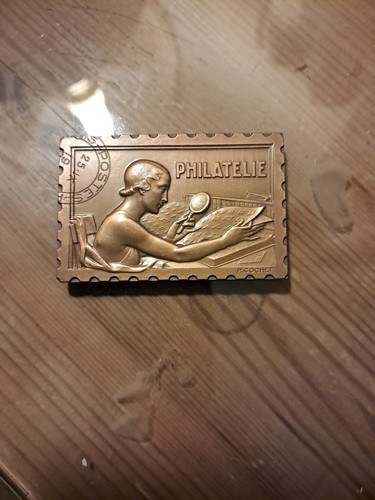 Plaque médaille bronze - plaque,