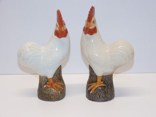Sujets coq porcelaine de - sujets, en