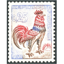 FRANCE N°1331c COQ DE
