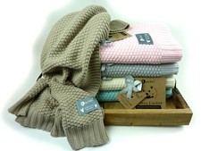 Couverture Bébé Tricoté