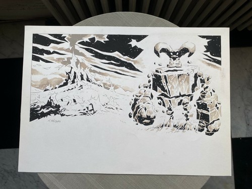 Thomas frisano dessin original - thomas,