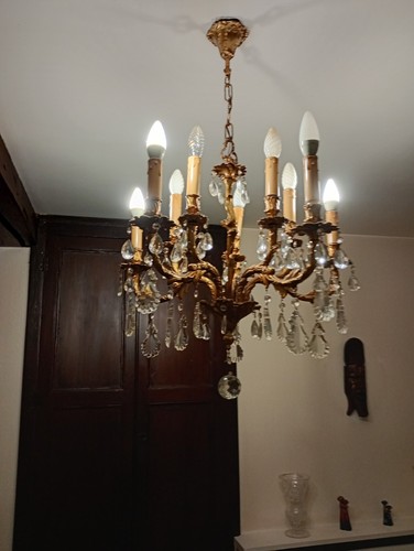 Lustre bronze cinq - lustre,