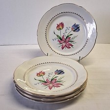 6 assiettes plates de chez
