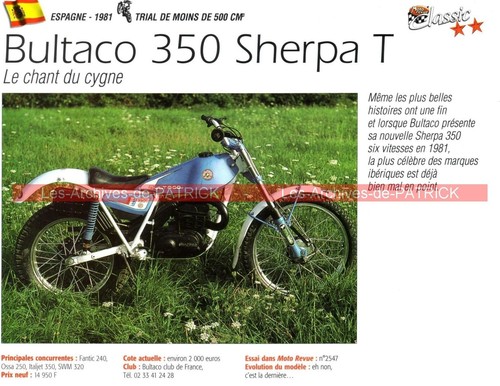 Bultaco 350 sherpa charles - t, (