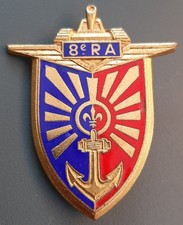 Insigne 8° RA Régiment Artillerie émail ORIGINAL Drago FRENCH BADGE
