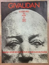 CLAUDE GIVAUDAN 1975 AFFICHE