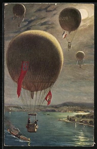 Course montgolfière au - montgolfière,