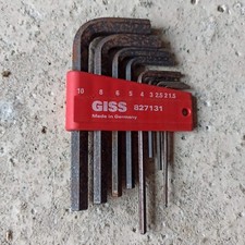 Giss Outils Set 827131 Clés Allen Mécanique Maintenance 