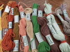 Lot 23 Échevettes Coton Retors Neufs