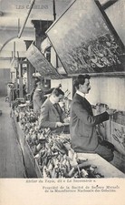 CPA 75 PARIS 13e LES GOBELINS ATELIER DU TAPIS LA SAVONNERIE