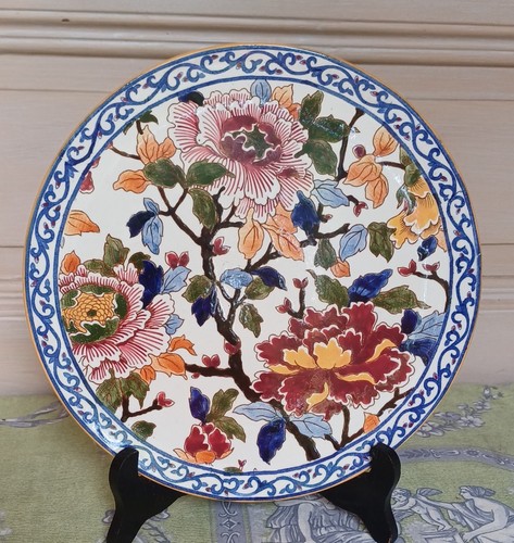 Plat ancien rond - , gien