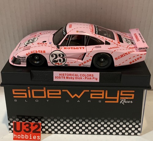 Slot car racer sideways - racer,