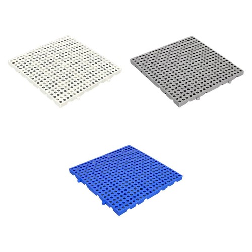 Plancher grillagé respirant