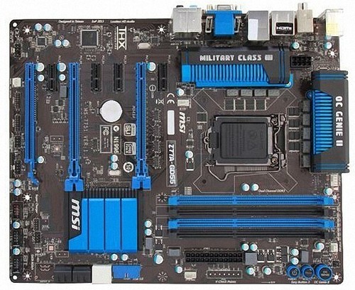 Carte mère msi z77a gd55 - mère,