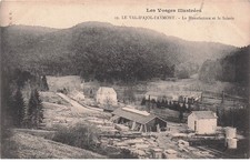 VOSGES  LE VAL D'AJOL -FAYMONT  Manufacture et la Scierie (leger déchi hautco