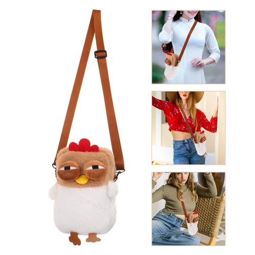 Cartoon plush crossbody - plush,