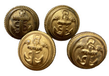 Boutons marine française - 4, de